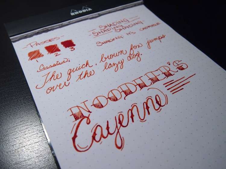 Noodler's Cayenne - Page 2 - Angle