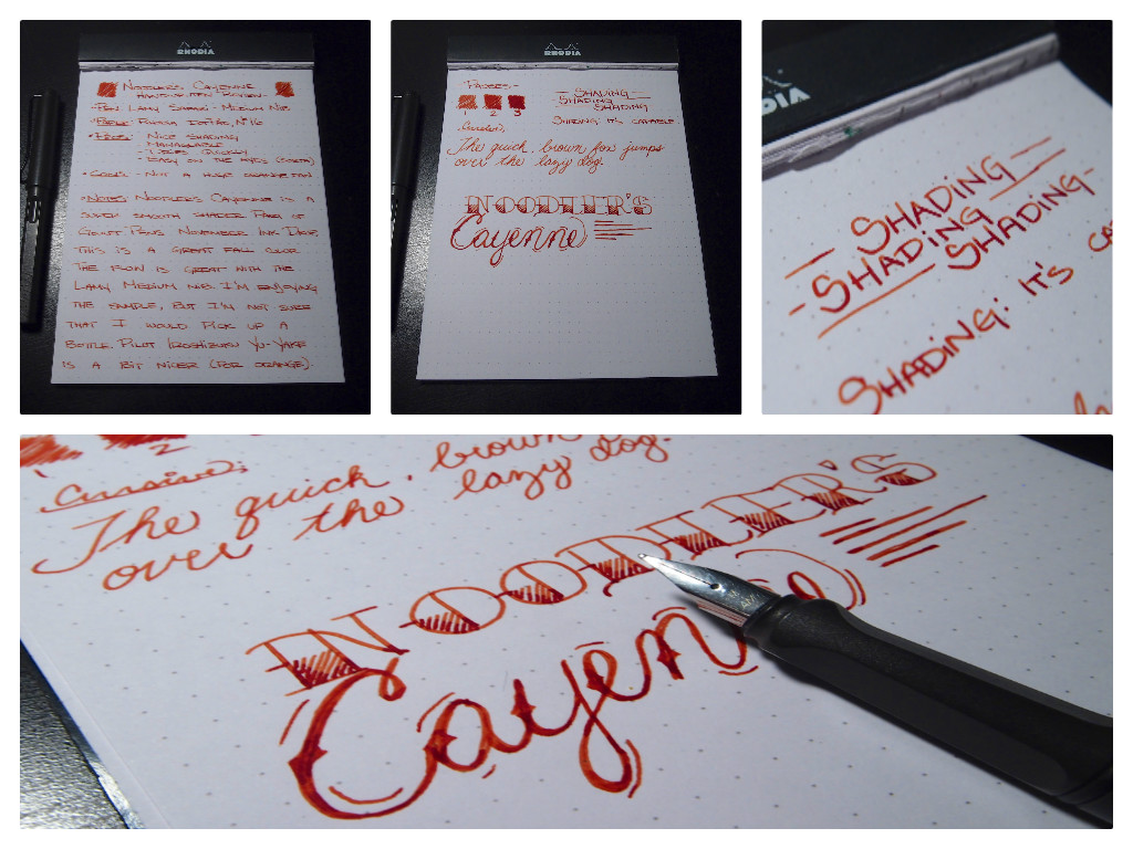 Noodler’s Cayenne – Handwritten Ink Review