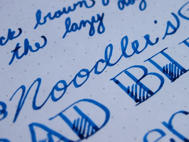Noodler's Bad Blue Heron Handwritten Review - 1