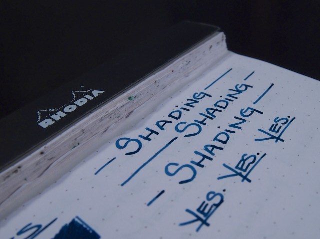 Noodler's Bad Blue Heron Handwritten Review 