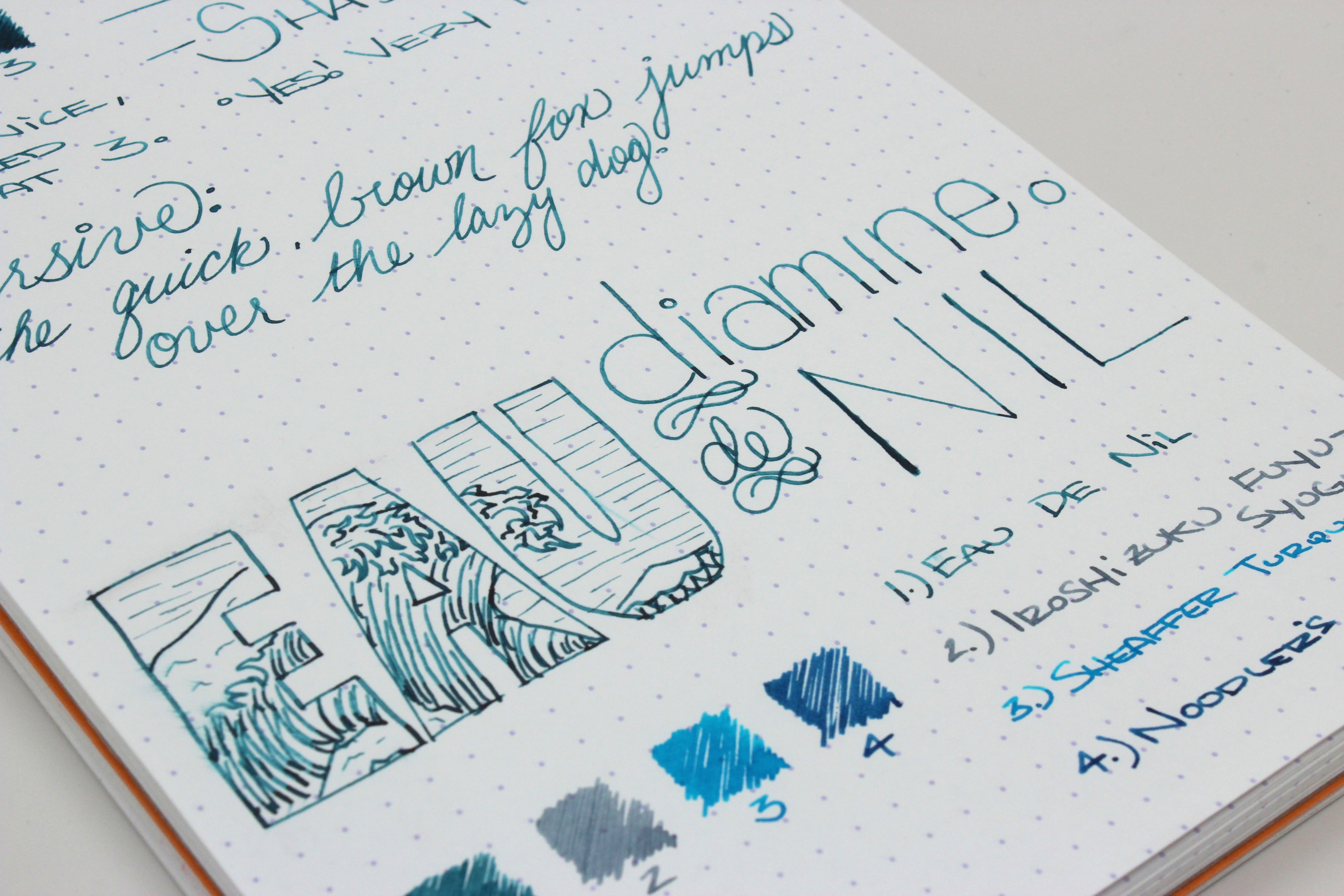 Diamine Eau De Nil – Handwritten Ink Review