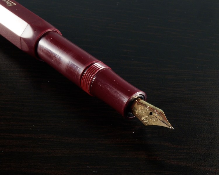 Kaweco Sport Burgundy Fountain Pen Handwritten Review 7