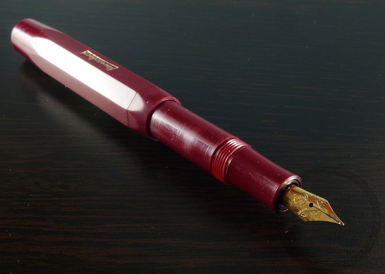 Kaweco Sport Burgundy Fountain Pen Handwritten Review 8
