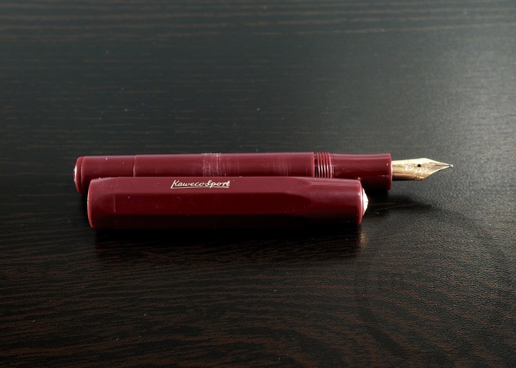 Kaweco Sport Burgundy Fountain Pen Handwritten Review 9