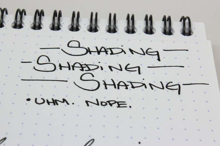 Noodler's Borealis Black Handwritten Review 5