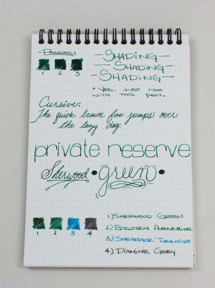 Private Reserve Handwritten Review 3