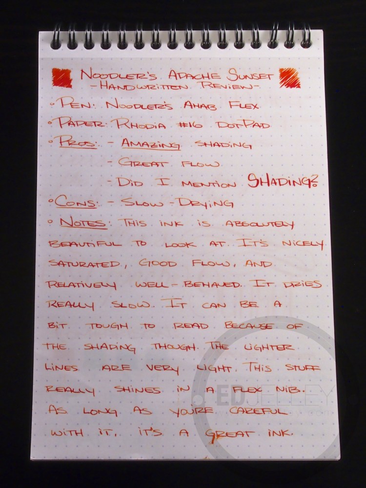 Apache Sunset Handwritten Ink Review 034 1