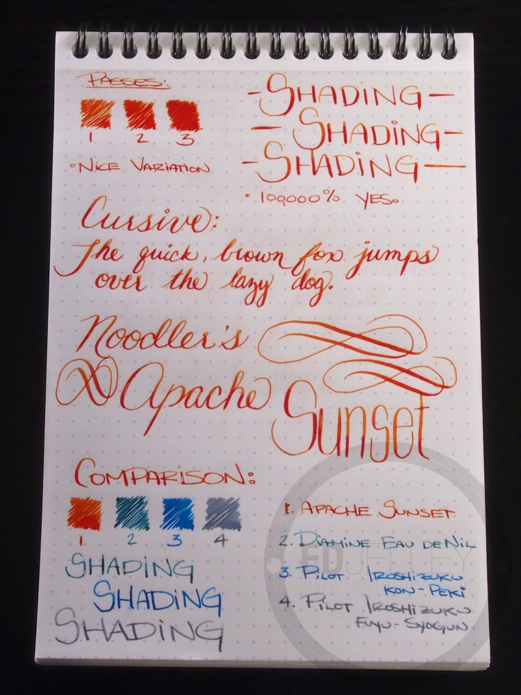 Apache Sunset Handwritten Ink Review 035 2