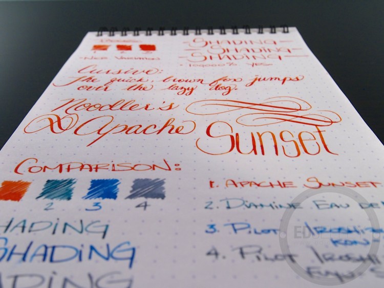 Apache Sunset Handwritten Ink Review 039 6