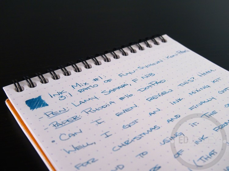 Iroshizuku Ink Mix Handwritten Review 057 3