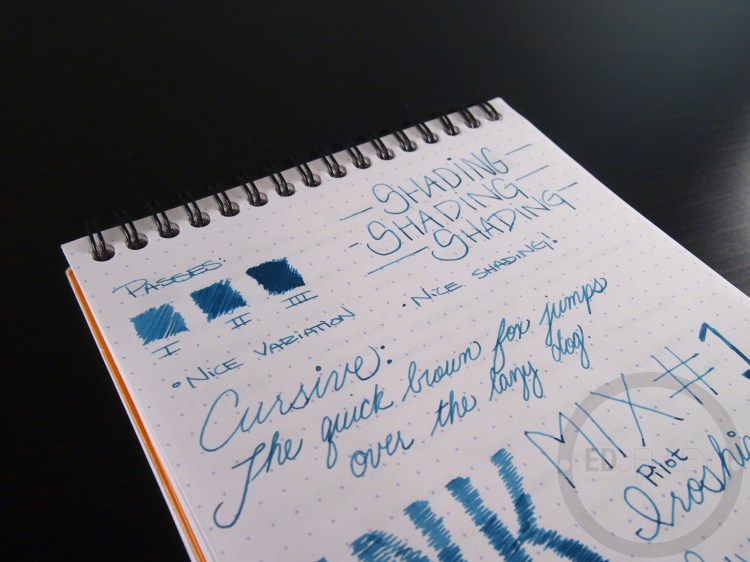 Iroshizuku Ink Mix Handwritten Review 059 5