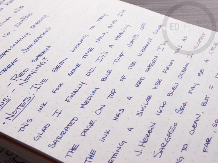 Diamine Sargasso Sea Foutnain Pen Ink 9