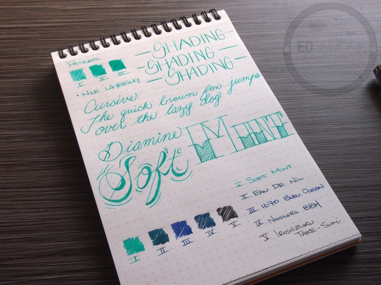 Diamine Soft Mint Fountain Pen Ink 5