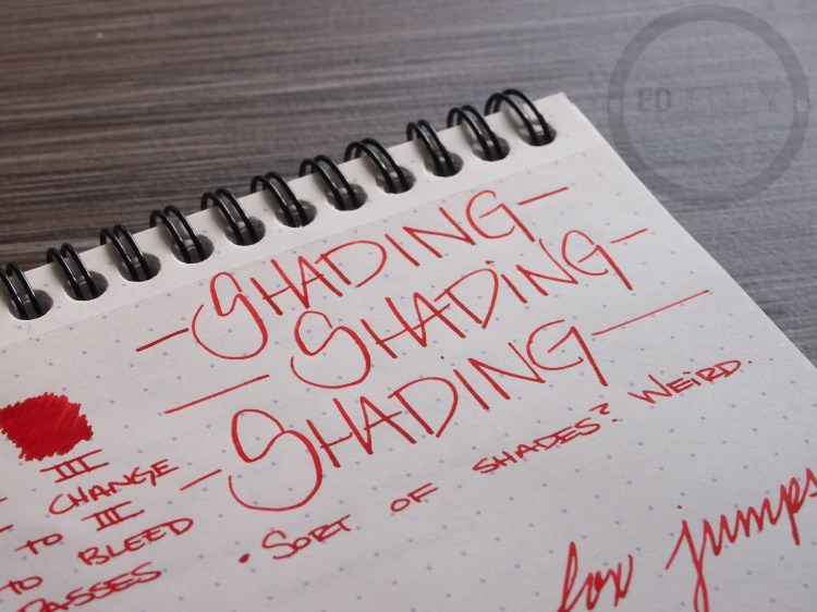 Diamine Wild Strawberry Fountain Pen Ink Review 5