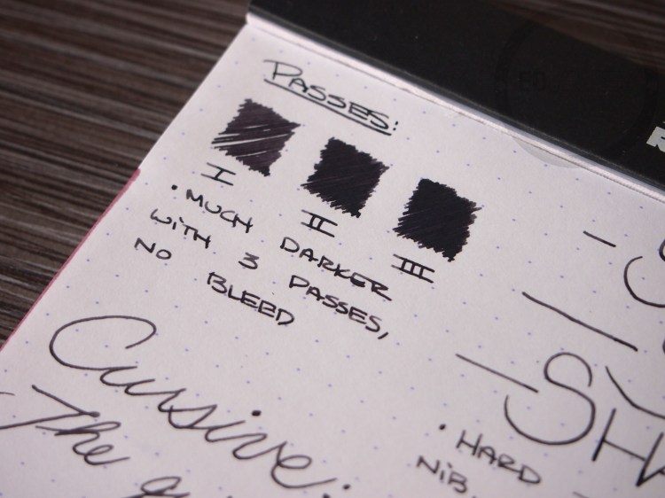 Monteverde Black Fountain Pen Ink Review 6