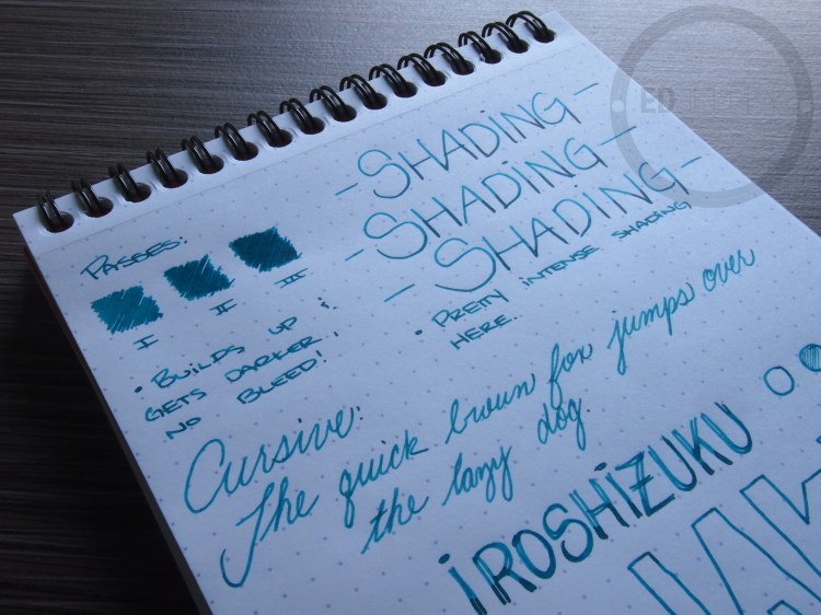 Pilot Iroshizuku ku-jaku Fountain Pen Ink Review 7