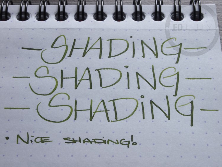 Rohrer and Klinger Alt-Goldgrun Fountain Pen Ink Review 6