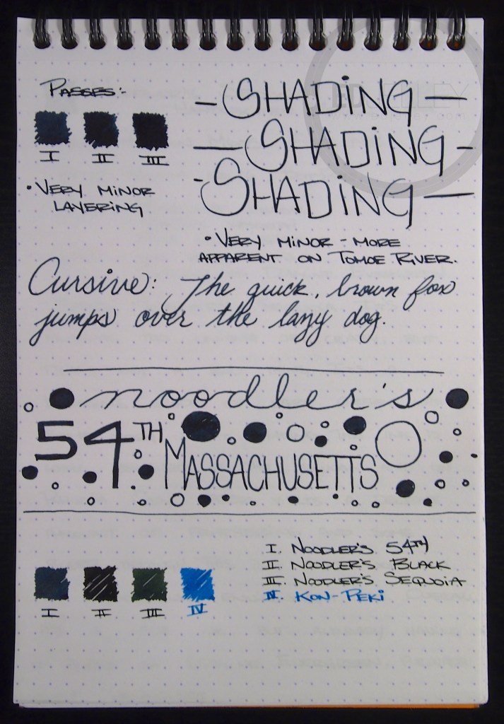 Noodler's 54th Massachusetts Ink Review