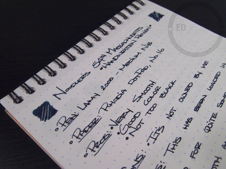 Noodler's 54th Massachusetts Ink Review