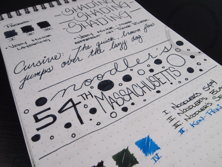 Noodler's 54th Massachusetts Ink Review