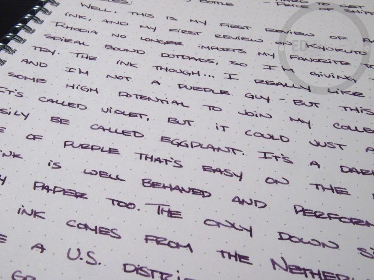 PW Akkerman Vorhoot Violet Fountain Pen Ink 5