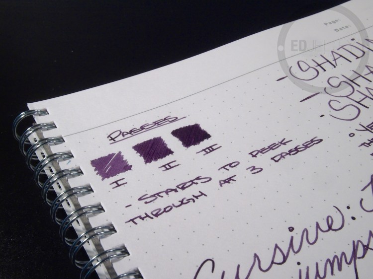 PW Akkerman Vorhoot Violet Fountain Pen Ink 6