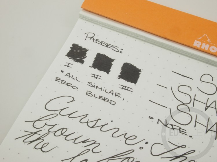 Sailor Kiwa Guro Nano Black Fountain Pen Ink Review