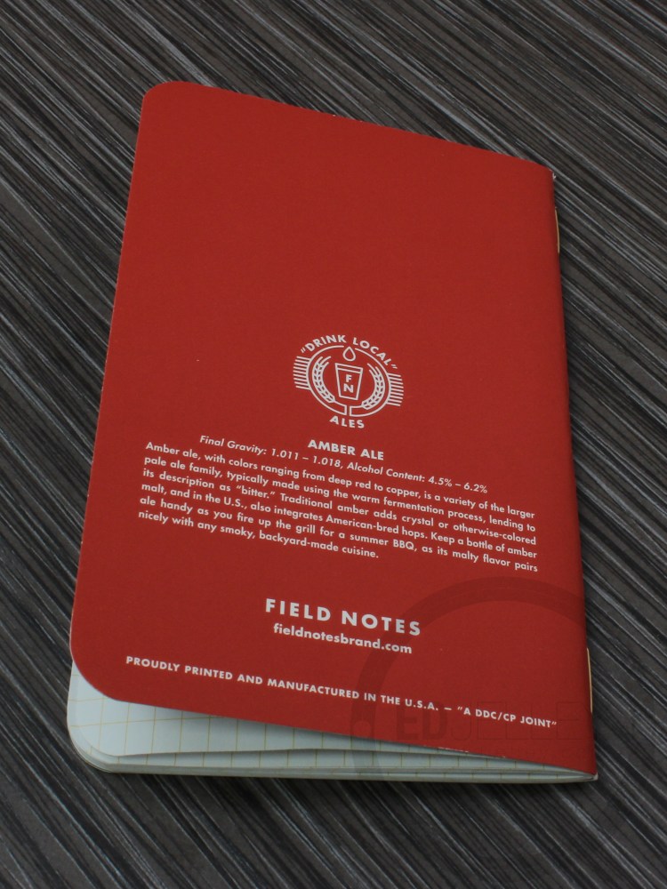 Field Notes Drink Local Edition Ales Lagers Fall 2013