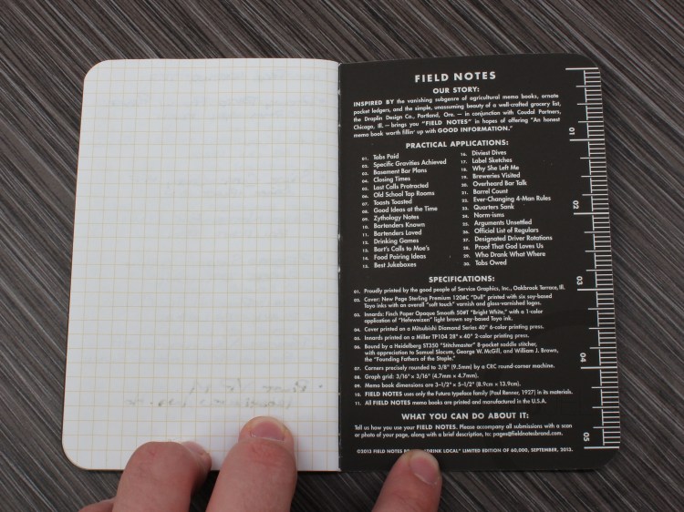 Field Notes Drink Local Edition Ales Lagers Fall 2013