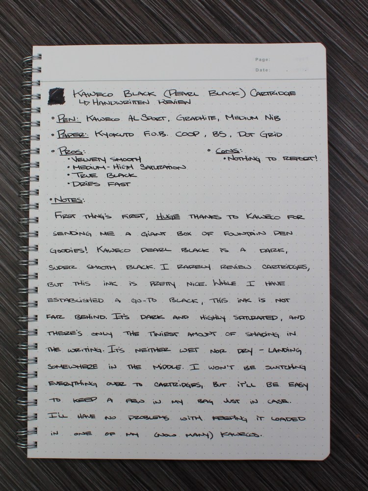 Ink Review good lighting 5