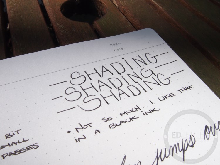 Kaweco Pearl Black Fountain Pen Ink Review - in bottle