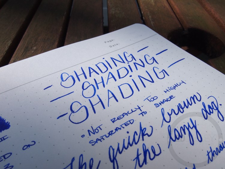 Noodler's Baystate Blue Fountain Pen Ink Review