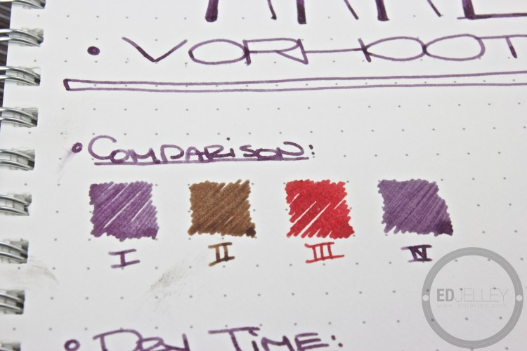 Roher and Klingner Scabiosa Iron Gall Fountain Pen Ink Review