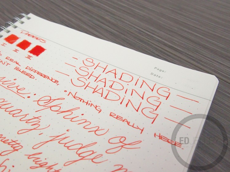 Iroshizuku Fuyu-Gaki Fountain Pen Ink Review