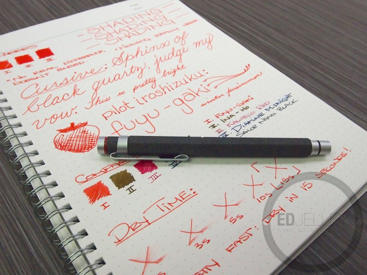 Iroshizuku Fuyu-Gaki Fountain Pen Ink Review