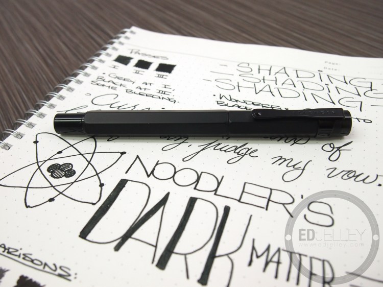Noodler's Dark Matter Ink Fountain Pen Ink Review