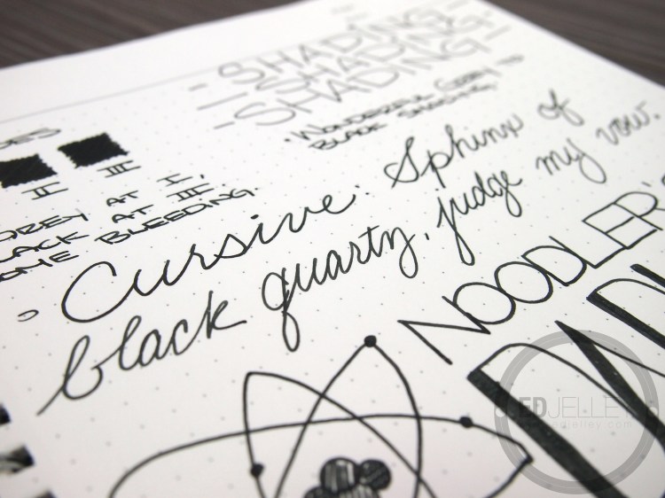 Noodler's Dark Matter Ink Fountain Pen Ink Review
