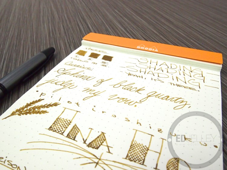 Pilot Iroshizuku Ina-Ho Fountain Pen Ink Review