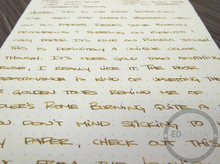 Pilot Iroshizuku Ina-Ho Fountain Pen Ink Review