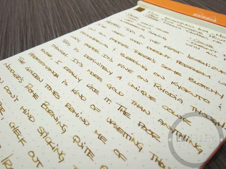 Pilot Iroshizuku Ina-Ho Fountain Pen Ink Review