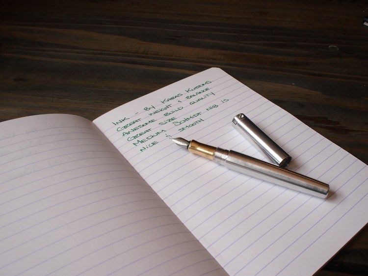Karas Kustoms Ink Fountain Pen Review and Kickstarter Announcement