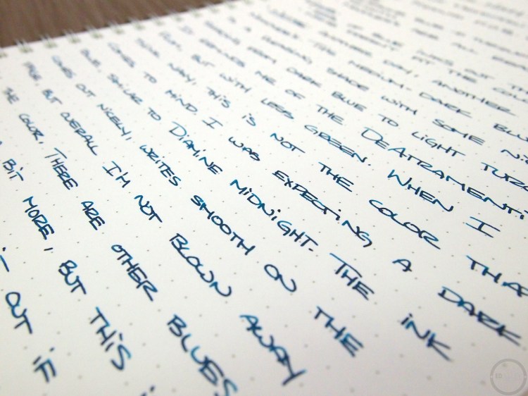 Noodler's Navy Fountain Pen Ink Review