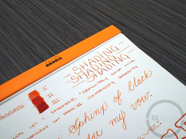 Private Reserve Orange Crush Ink Review