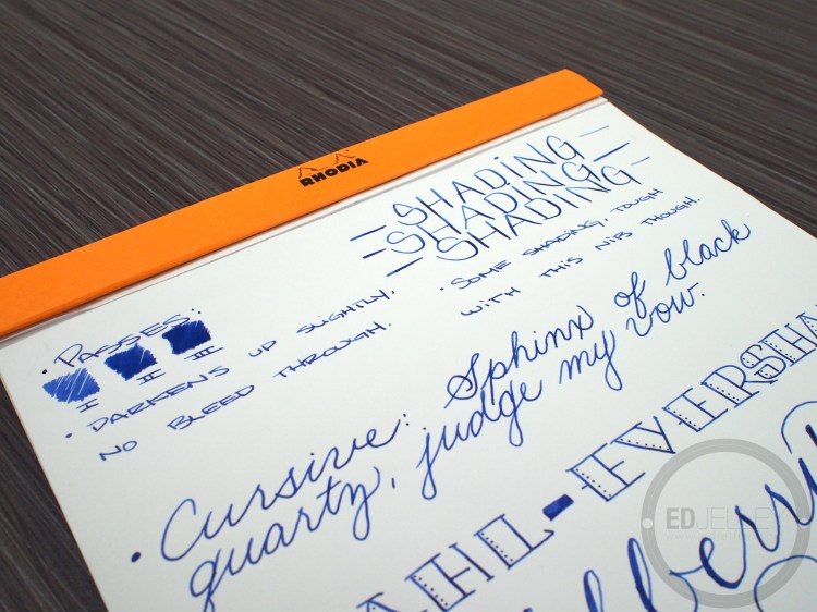 Wahl Eversharp Wahlberry Fountain Pen Ink Review