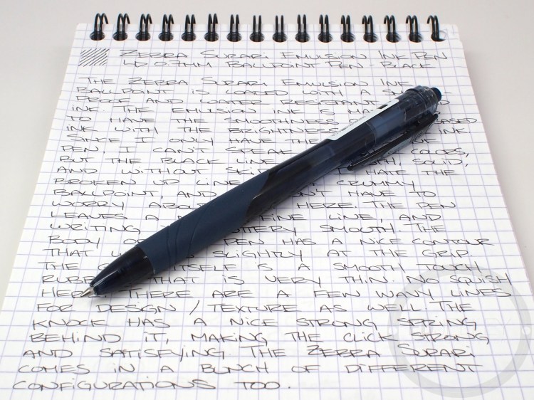 Zebra Surari Emulsion Ink Ballpoint Pen Review 8