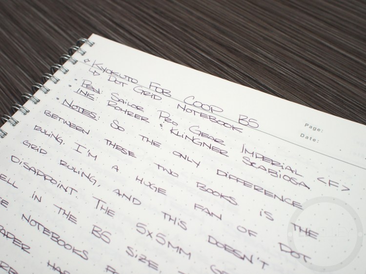 Kyokuto F.O.B COOP B5 Dot Grid Lined Notebook Review