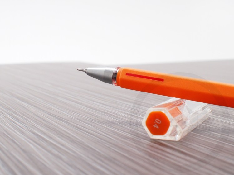 Muji Hexagonal Gel Pen Orange 0.4mm Review