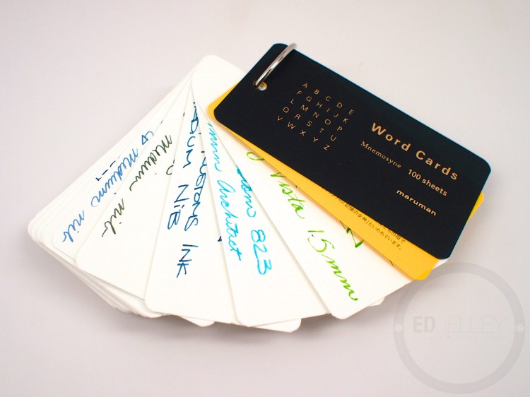 Maruman Mnemosyne Word Cards Review