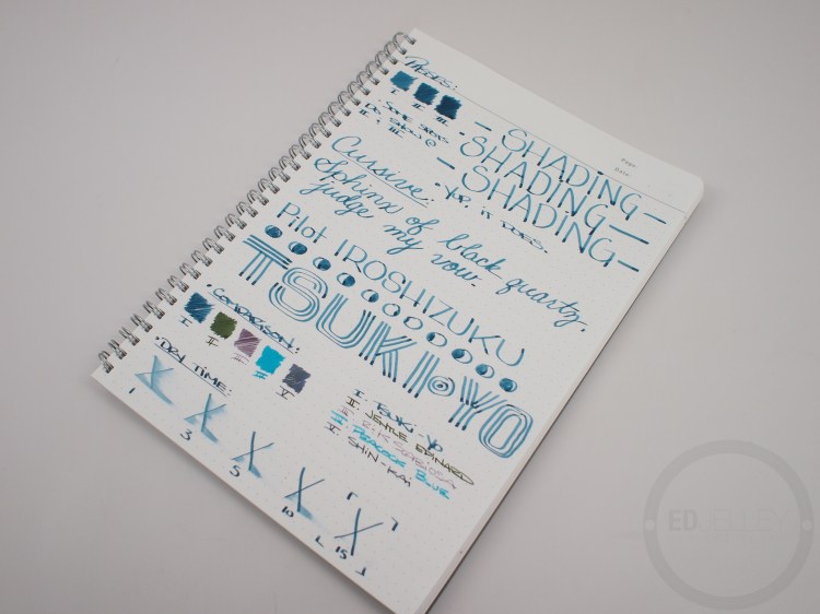 Pilot Iroshizuku Tsuki-yo Fountain Pen Ink Review