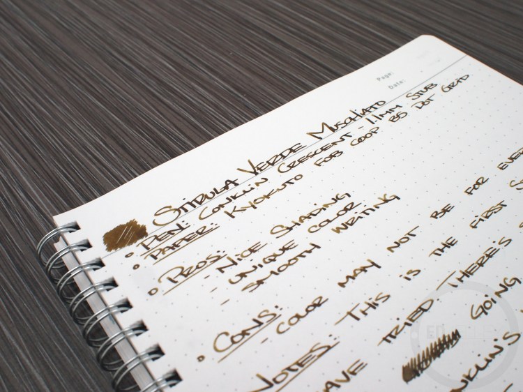 Stipula Verde Muschiato Green Fountain Pen Ink Review